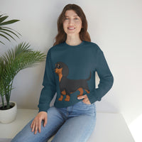 Dachshund Unisex Heavy Blend™ Crewneck Sweatshirt, S - 2XL, 14 Colors, Cotton/Polyester, Medium Fabric, FREE Shipping, Made in USA!!