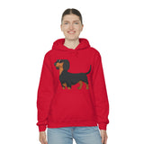 Dachshund Unisex Heavy Blend™ Hooded Sweatshirt, S - 5XL, 13 Colors, Cotton/Polyester, FREE Shipping, Made in USA!!