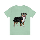 Australian Shepherd Unisex Jersey Short Sleeve Tee, XS-3XL, 14 Colors, Soft Cotton, Light Fabric, FREE Shipping, Made in USA!!