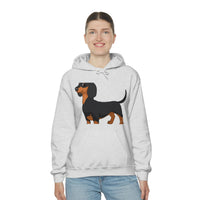 Dachshund Unisex Heavy Blend™ Hooded Sweatshirt, S - 5XL, 13 Colors, Cotton/Polyester, FREE Shipping, Made in USA!!