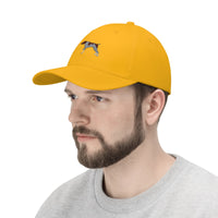 German Shorthaired Pointer Unisex Twill Hat, Cotton Twill, Adjustable Velcro Closure, FREE Shipping, Made in USA!!