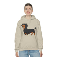 Dachshund Unisex Heavy Blend™ Hooded Sweatshirt, S - 5XL, 13 Colors, Cotton/Polyester, FREE Shipping, Made in USA!!