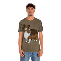Shetland Sheepdog Unisex Jersey Short Sleeve Tee