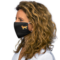 Golden Retriever Snug-Fit Polyester Face Mask
