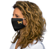 Golden Retriever Snug-Fit Polyester Face Mask