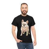 French Bulldog Unisex Heavy Cotton Tee, S - 5XL, 12 Colors, Light Fabric, FREE Shipping, Made in USA!!