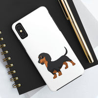 Dachshund Case Mate Tough Phone Cases, Impact Resistant, Wireless Charging, FREE Shipping, Made in USA!!