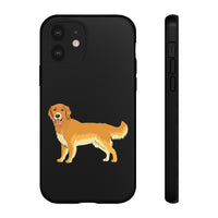 Golden Retriever Cell Phone Cases, Samsung, iPhone, Google, Impact Resistant, Dual Layer for Protection, FREE Shipping, Made in USA!!