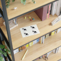 Boston Terrier Sticker Sheets, 2 Image Sizes, 3 Image Surfaces, Water Resistant Vinyl, FREE Shipping, Made in USA!!