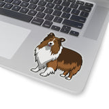 Shetland Sheepdog Kiss-Cut Stickers