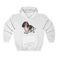 Tricolor Cavalier King Charles Spaniel Unisex Heavy Blend™ Hooded Sweatshirt