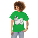 Maltese Unisex Heavy Cotton Tee, S - 5XL, 12 Colors, 100% Cotton, Medium Fabric, FREE Shipping, Made in USA!!