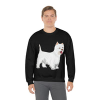 West Highland White Terrier Unisex Heavy Blend™ Crewneck Sweatshirt, S - 5XL, Cotton/Polyester, FREE Shipping, Made in USA!!