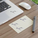 Weimaraner Sticker Sheets, 2 Image Sizes, 3 Image Surfaces, Water Resistant Vinyl, FREE Shipping, Made in USA!!