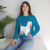 West Highland White Terrier Unisex Heavy Blend™ Crewneck Sweatshirt, S - 5XL, Cotton/Polyester, FREE Shipping, Made in USA!!