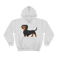 Dachshund Unisex Heavy Blend™ Hooded Sweatshirt, S - 5XL, 13 Colors, Cotton/Polyester, FREE Shipping, Made in USA!!