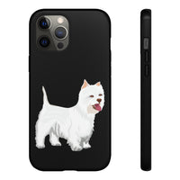 West Highland White Terrier Tough Cell Phone Cases, Impact Resistant, Matte or Glossy, FREE Shipping, Made in USA!!