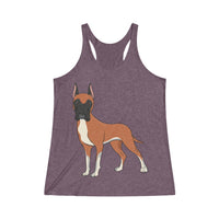 Great Dane Women's Tri-Blend Racerback Tank