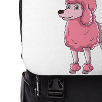 Poodle Unisex Casual Shoulder Backpack