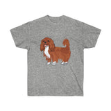 Ruby Cavalier King Charles Spaniel Unisex Ultra Cotton Tee, S - 5XL, 15 Colors, 100% Cotton, FREE Shipping, Made in the USA!!