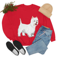 West Highland White Terrier Unisex Heavy Blend™ Crewneck Sweatshirt, S - 5XL, Cotton/Polyester, FREE Shipping, Made in USA!!
