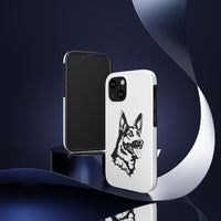 German Shepherd Case Mate Tough Phone Cases, Over 30 Sizes, Impact Resistant, Rubber Liner, FREE Shipping, Made in USA!!