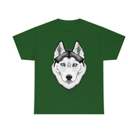 Siberian Husky Unisex Heavy Cotton Tee, S - 5XL, 12 Colors, Light Fabric, FREE Shipping, Made in USA!!