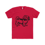 Shih Tzu Men's Cotton Crew Tee