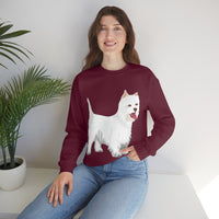 West Highland White Terrier Unisex Heavy Blend™ Crewneck Sweatshirt, S - 5XL, Cotton/Polyester, FREE Shipping, Made in USA!!