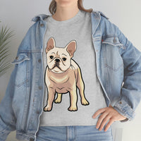 French Bulldog Unisex Heavy Cotton Tee, S - 5XL, 12 Colors, Light Fabric, FREE Shipping, Made in USA!!