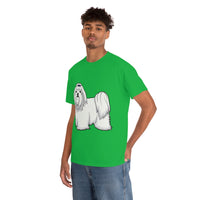 Maltese Unisex Heavy Cotton Tee, S - 5XL, 12 Colors, 100% Cotton, Medium Fabric, FREE Shipping, Made in USA!!