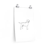 Labrador Retriever Premium Matte vertical posters