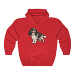 Tricolor Cavalier King Charles Spaniel Unisex Heavy Blend™ Hooded Sweatshirt