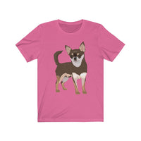 Chihuahua Unisex Jersey Short Sleeve Tee, S-3XL, 16 Colors, Soft Cotton, Made in USA, Free Shipping!!