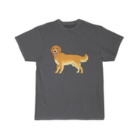 Golden Retriever Men's Short Sleeve Tee, S - 5XL, Preshrunk Cotton, Light Fabric, Relaxed Fit, FREE Shipping, Made in USA!!