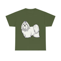 Maltese Unisex Heavy Cotton Tee, S - 5XL, 12 Colors, 100% Cotton, Medium Fabric, FREE Shipping, Made in USA!!