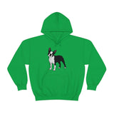 Boston Terrier Unisex Heavy Blend™ Hooded Sweatshirt, S - 5XL, 12 Colors, Cotton/Polyester, FREE Shipping, Made in USA!!
