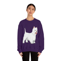 West Highland White Terrier Unisex Heavy Blend™ Crewneck Sweatshirt, S - 5XL, Cotton/Polyester, FREE Shipping, Made in USA!!