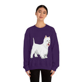 West Highland White Terrier Unisex Heavy Blend™ Crewneck Sweatshirt, S - 5XL, Cotton/Polyester, FREE Shipping, Made in USA!!