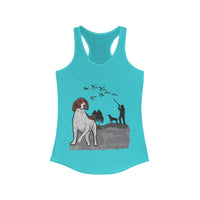 German Shorthaired Pointer Women's Ideal Racerback Tank