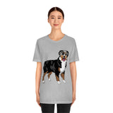 Australian Shepherd Unisex Jersey Short Sleeve Tee, XS-3XL, 14 Colors, Soft Cotton, Light Fabric, FREE Shipping, Made in USA!!