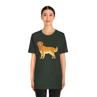 Golden Retriever Unisex Jersey Short Sleeve Tee