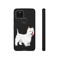 West Highland White Terrier Tough Cell Phone Cases, Impact Resistant, Matte or Glossy, FREE Shipping, Made in USA!!