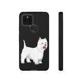 West Highland White Terrier Tough Cell Phone Cases, Impact Resistant, Matte or Glossy, FREE Shipping, Made in USA!!