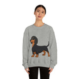 Dachshund Unisex Heavy Blend™ Crewneck Sweatshirt, S - 2XL, 14 Colors, Cotton/Polyester, Medium Fabric, FREE Shipping, Made in USA!!