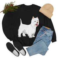 West Highland White Terrier Unisex Heavy Blend™ Crewneck Sweatshirt, S - 5XL, Cotton/Polyester, FREE Shipping, Made in USA!!