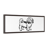 Shih Tzu Horizontal Framed Premium Gallery Wrap Canvas