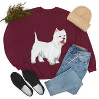 West Highland White Terrier Unisex Heavy Blend™ Crewneck Sweatshirt, S - 5XL, Cotton/Polyester, FREE Shipping, Made in USA!!