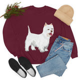 West Highland White Terrier Unisex Heavy Blend™ Crewneck Sweatshirt, S - 5XL, Cotton/Polyester, FREE Shipping, Made in USA!!