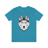 Siberian Husky Unisex Jersey Short Sleeve Tee, 12 Colors, XS-4XL, Light Fabric, FREE Shipping, Made in USA!!